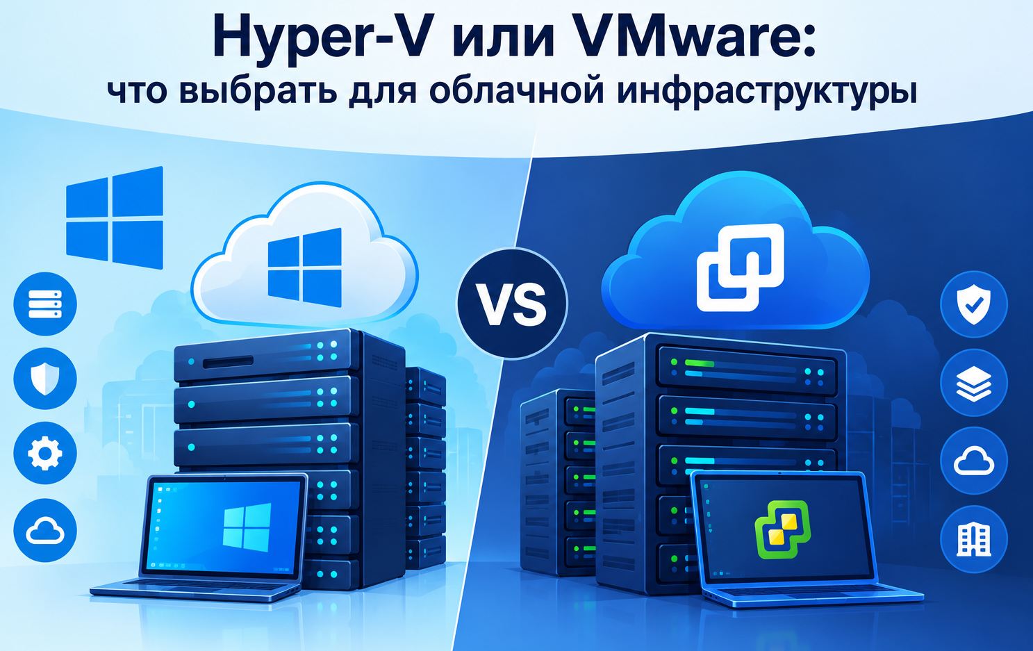 Hyper-V или VMware в облаке: как выбрать платформу